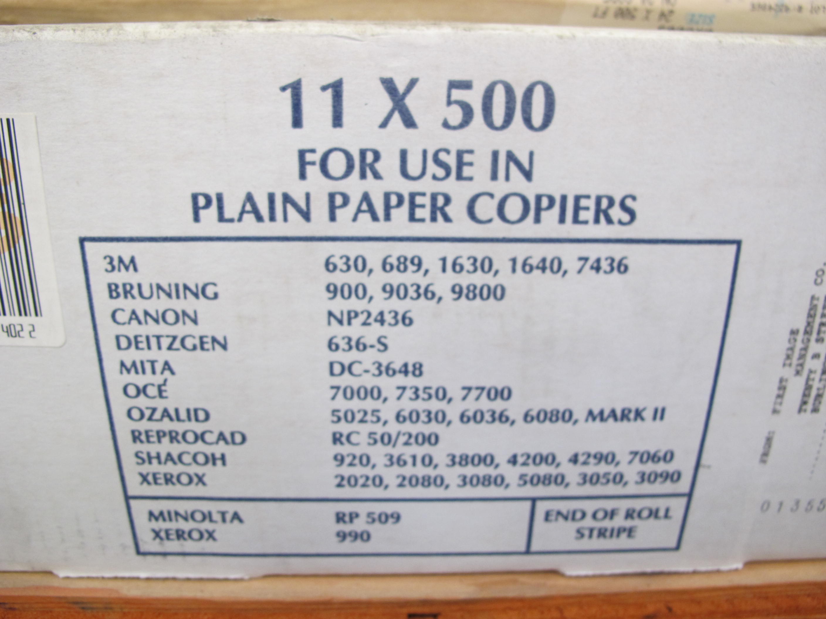 LOT TO INCLUDE: LARGE QUANTITY OF MISC. PAPER ROLLS AND PRODUCTS. LOADING & HANDLING FEE $15-4192